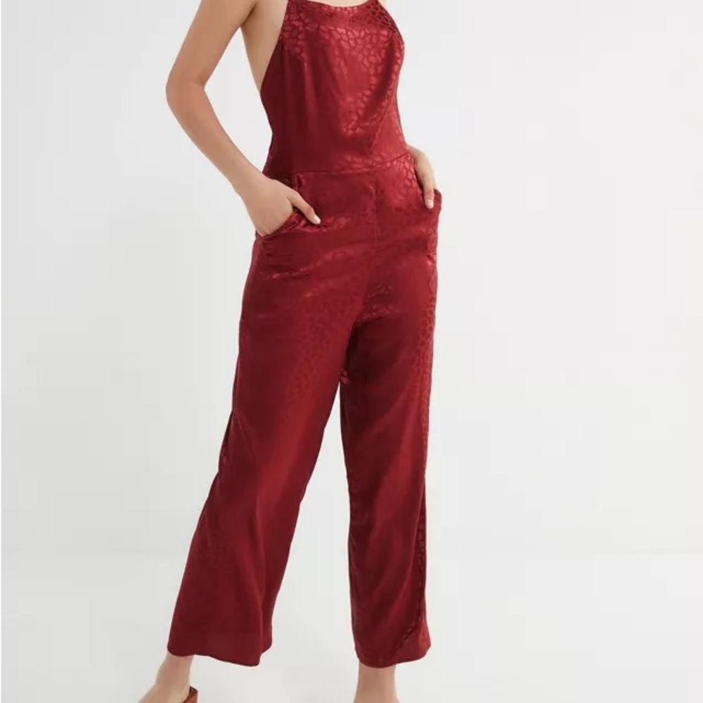 Maroon Jumpsuit